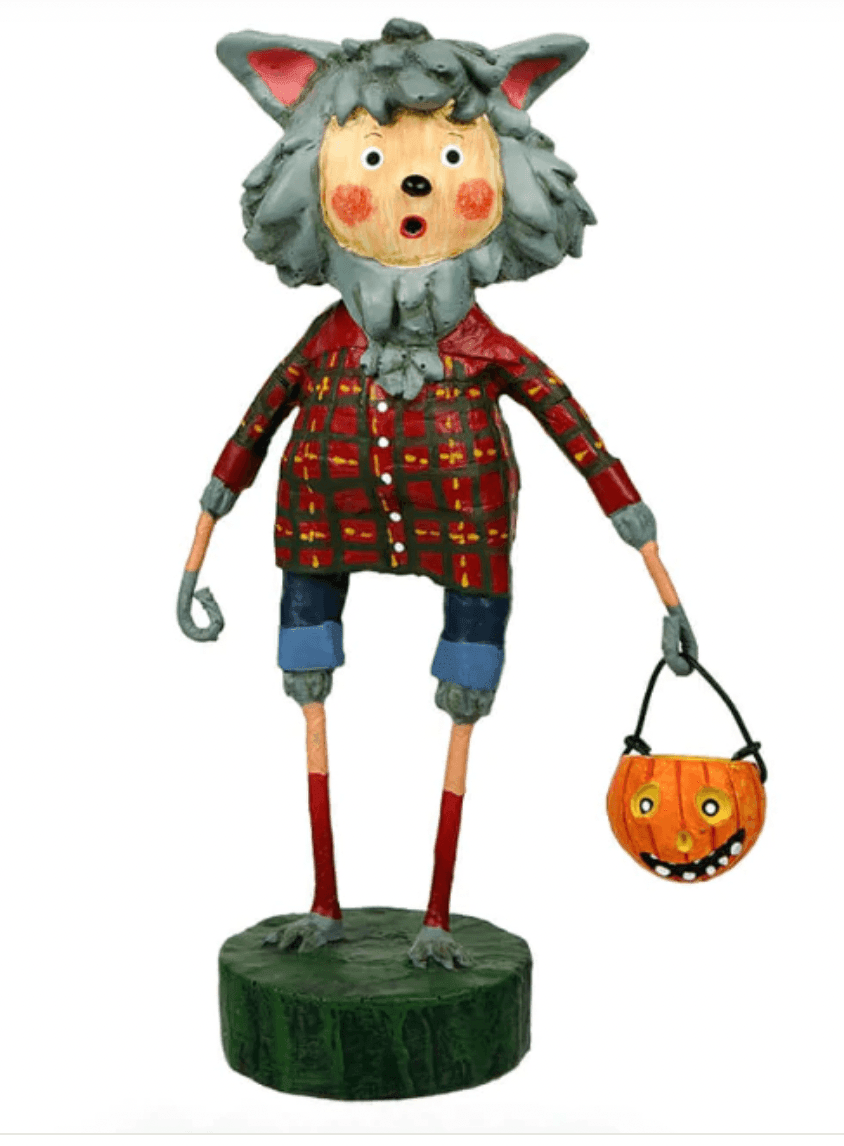 Wolfie Williams Halloween Figurine by Lori Mitchell - RETIRED