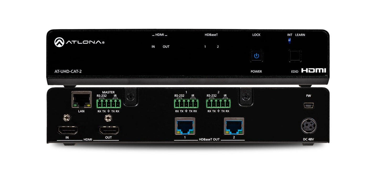 4K UHD HDMI to HDBaseT Distribution Amplifier Atlona AT-UHD-CAT-2