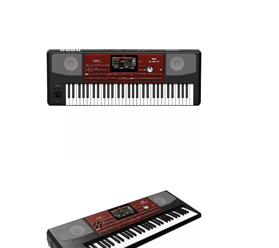 Korg Pa700 Professional Arranger 61-Key with Touchscreen and Speakers Black