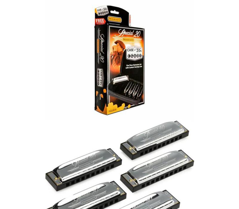 Hohner Special 20 Pro Pack Diatonic Harmonica Set 5-piece