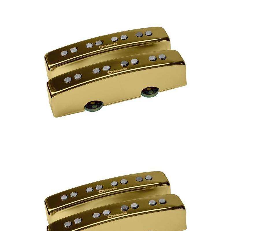 DiMarzio Gold Cover Sixties JTM Guitar Pickup Pair