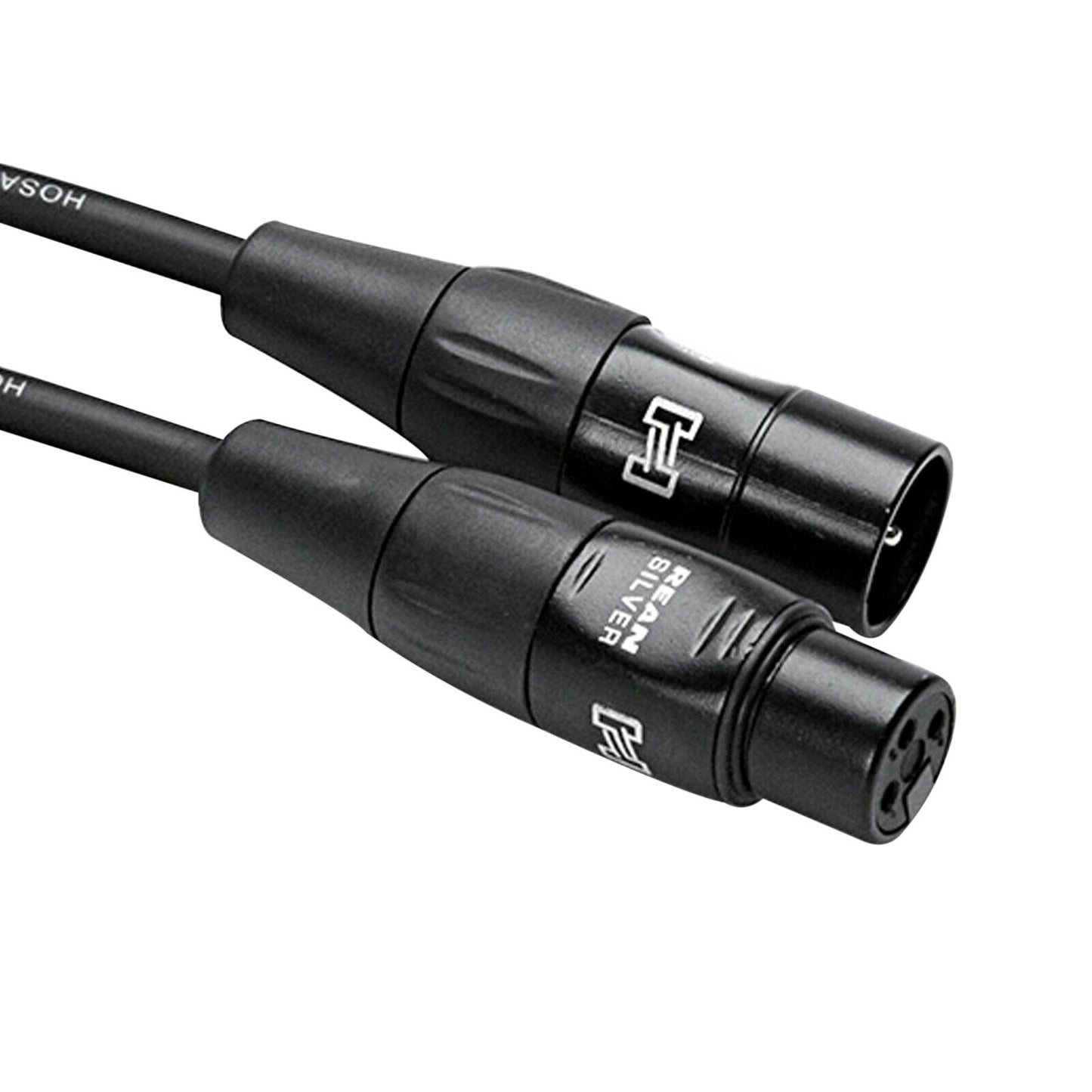 Hosa Pro Microphone Cable 25 Feet 2 Pack REAN XLR3F to XLR3M