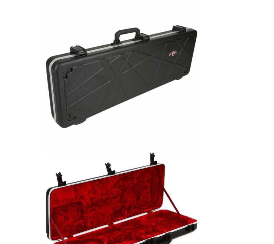 EVH Striped Series Durable Hardshell Guitar Case EVH