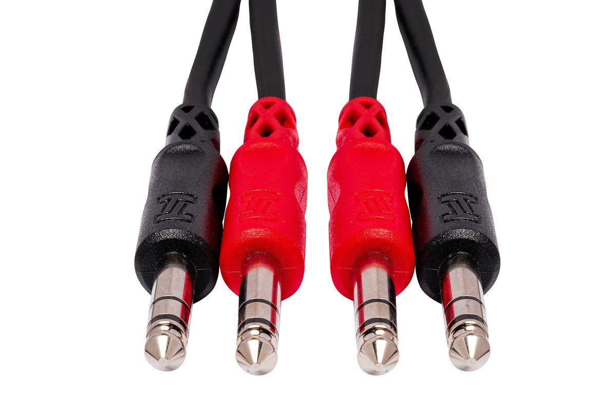 Stereo Interconnect Dual 1/4-inch TRS Male to Male Cable 3mtr Hosa