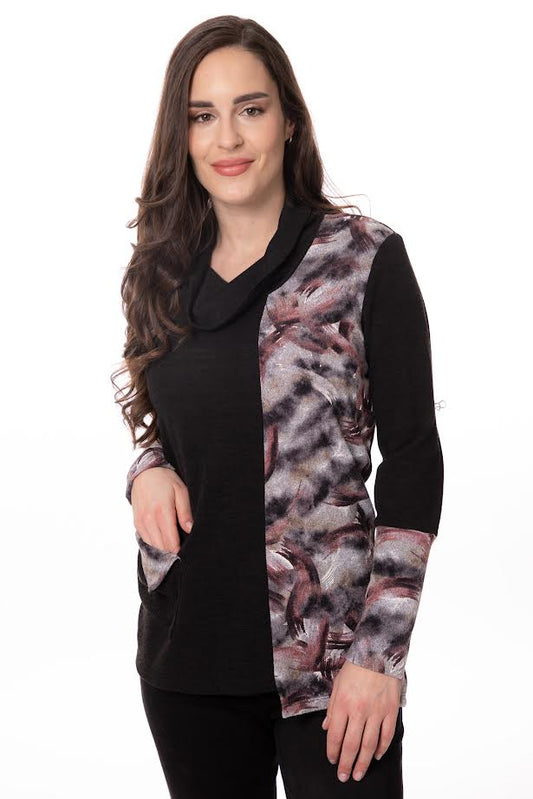 Printed Long Sleeve Sweater Bali 8220