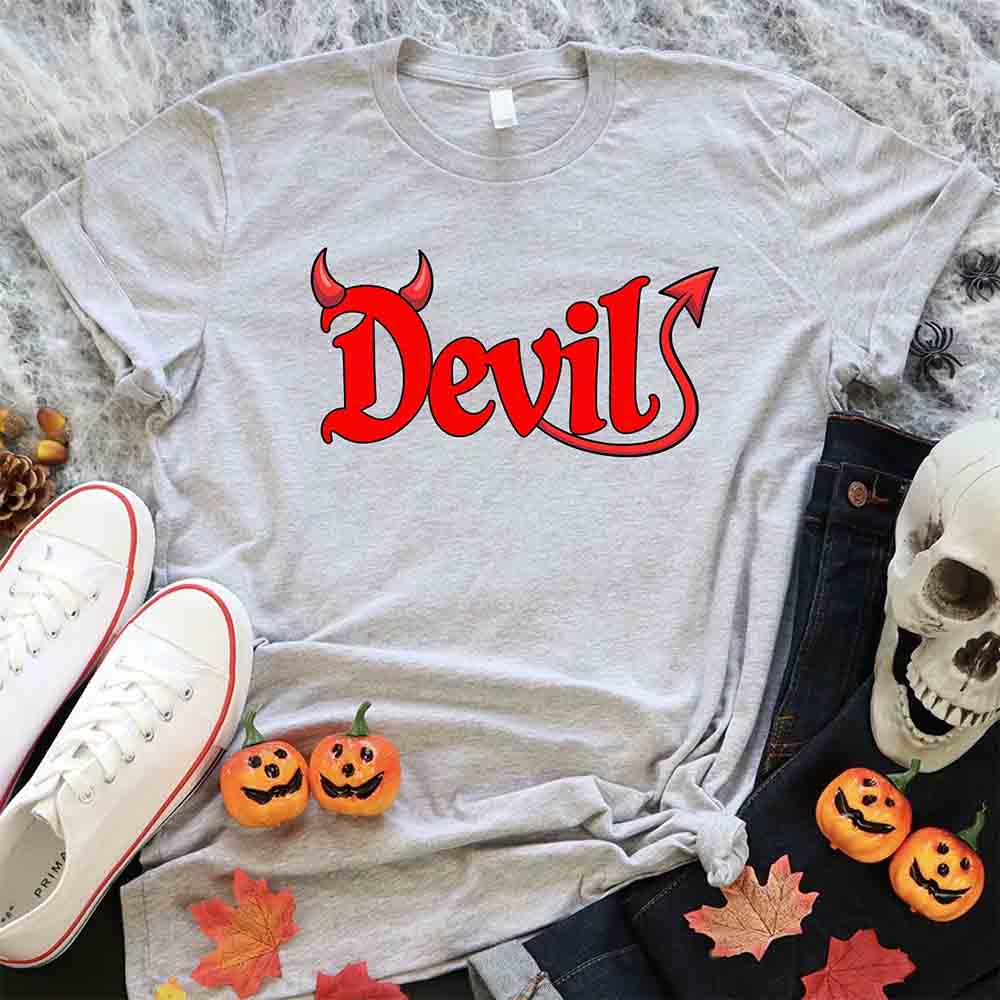I Put the D in Devil Funny Matching Halloween T-Shirts For Couples