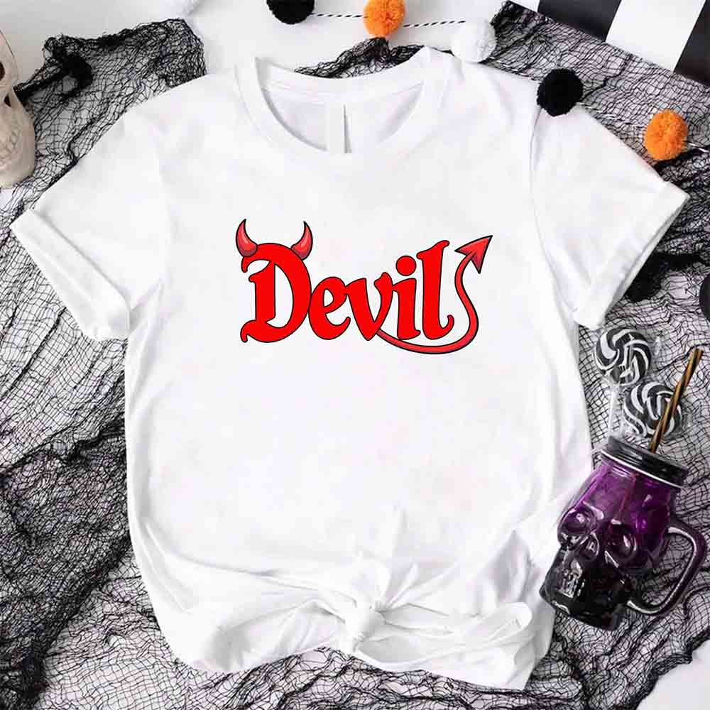 I Put the D in Devil Funny Matching Halloween T-Shirts For Couples