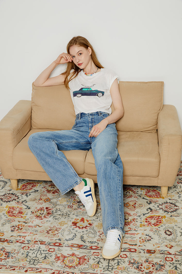 80'S Utility Loose High-Rise Full Length Jeans Hey Joanie