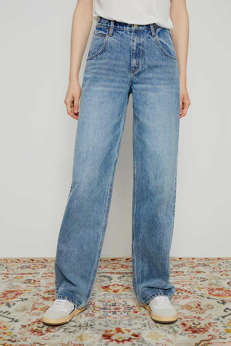 80'S Utility Loose High-Rise Full Length Jeans Hey Joanie