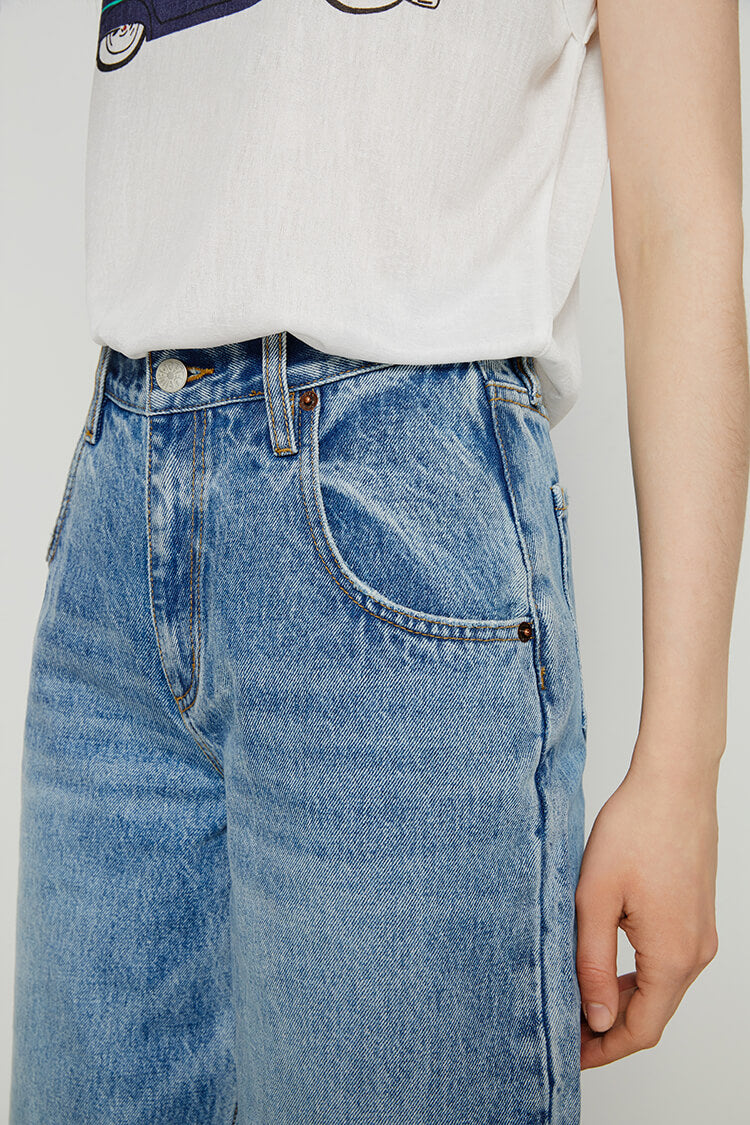 80'S Utility Loose High-Rise Full Length Jeans Hey Joanie