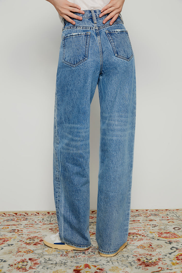 80'S Utility Loose High-Rise Full Length Jeans Hey Joanie