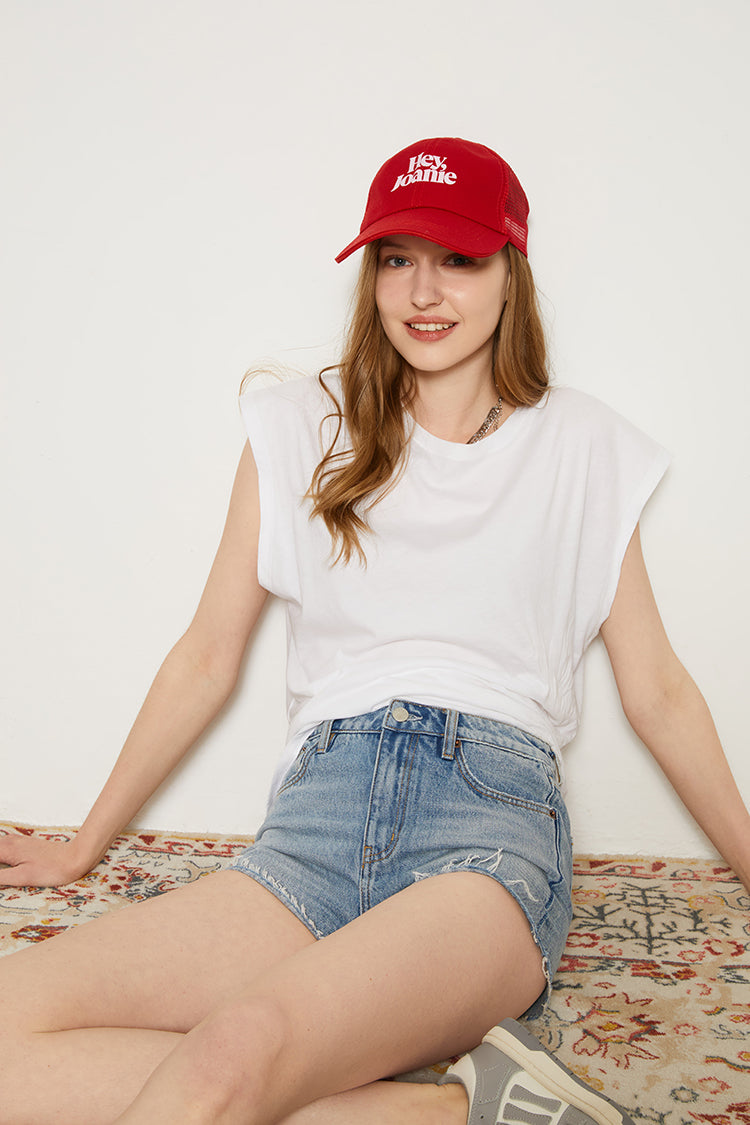 Vintage High-Rise Cut Off Shorts Joanie HJ115
