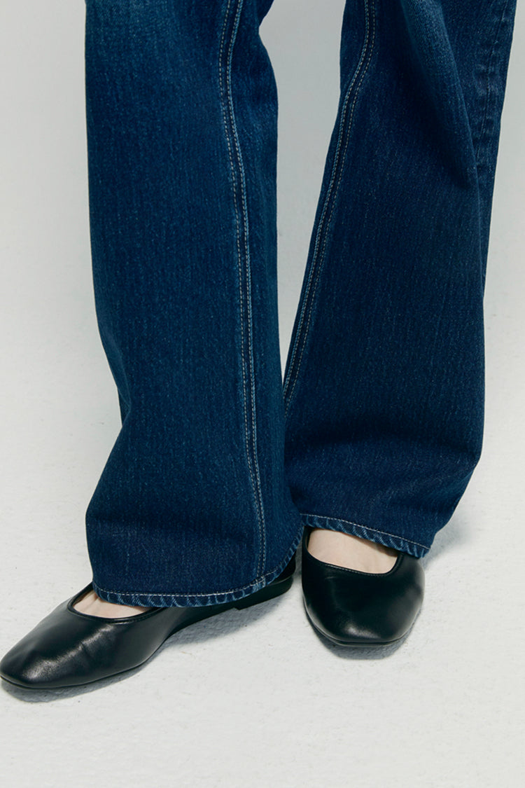 Barbara High Rise Bootcut Jeans Stretch Denim HJ004