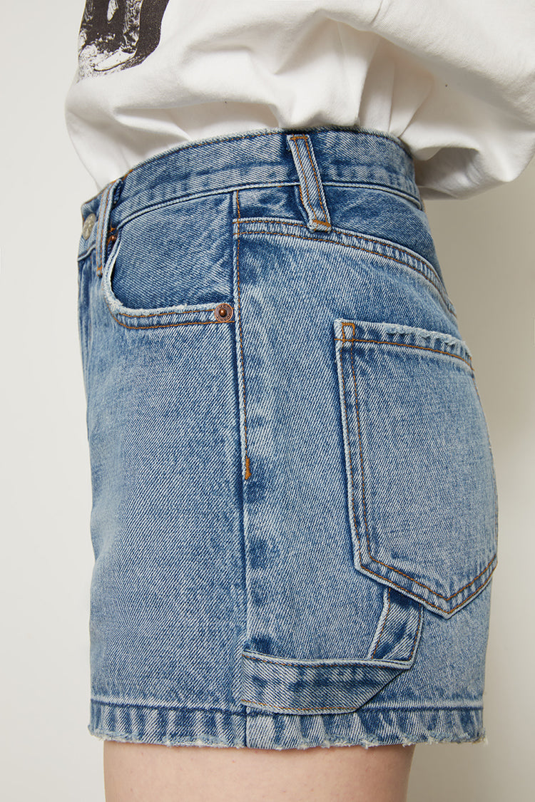 Fun Utility High-Rise Denim Shorts Hey Joanie