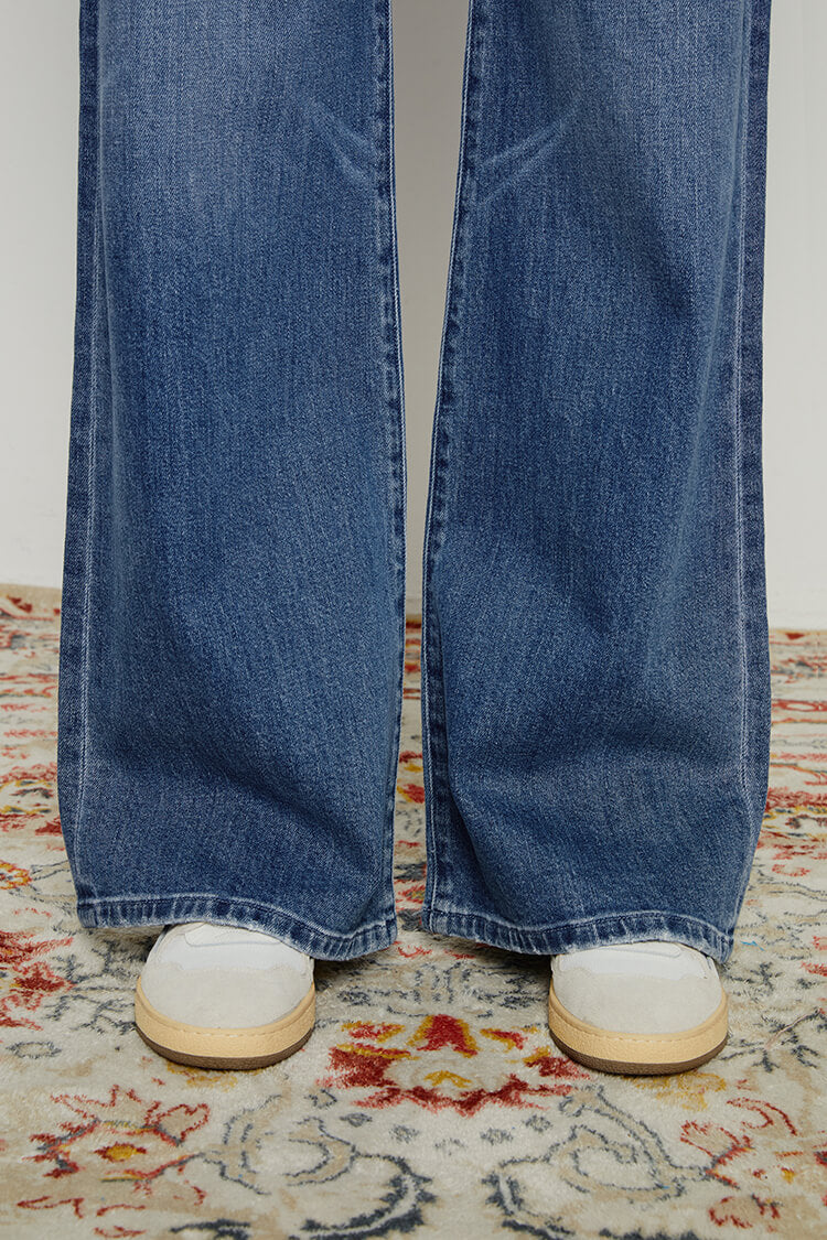 High Rise Baggy Jeans Wide Leg Full Length Angeles