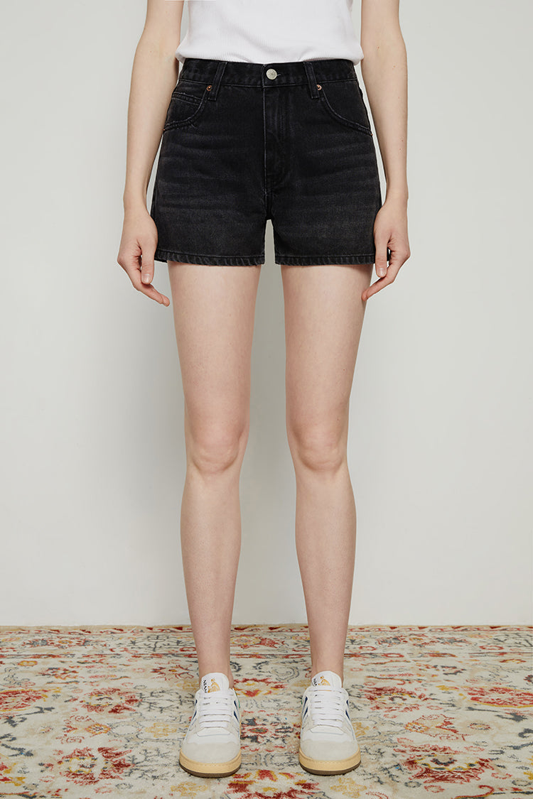 Vintage High Rise Denim Shorts BOYISH HJ143