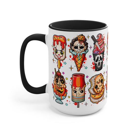 Horror Icecream Halloween Mug Deluxe Ceramic 15oz