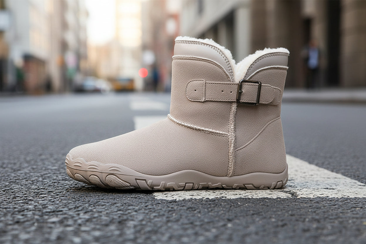 Warm Fleece-Lined Anti-Slip Snow Boots Unisex Winter Boots