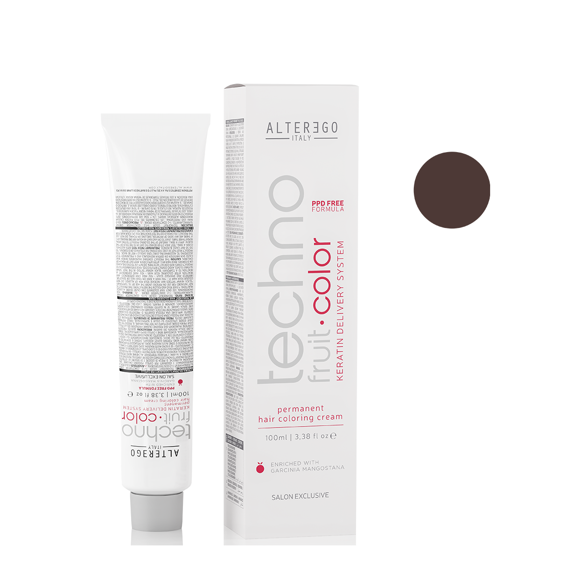 Techno Fruit Color Matte Hair Color 3.38oz Alter Ego Italy