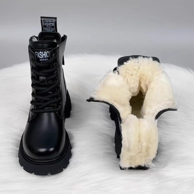 Padded Insulated Winter Boots Thick Sole Snow Boots Women’s