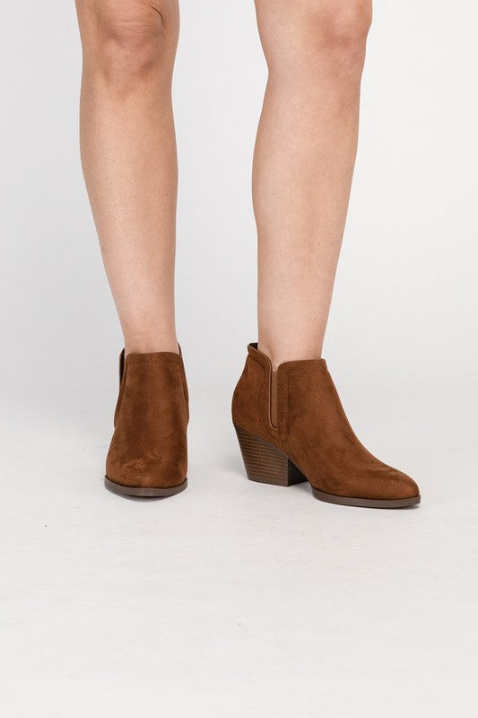 GWEN Suede Casual Ankle Boots