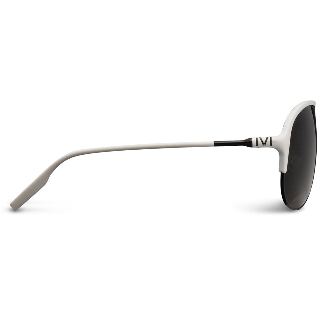 Division Matte White-Black/Grey Aviator Sunglasses IVI Vision
