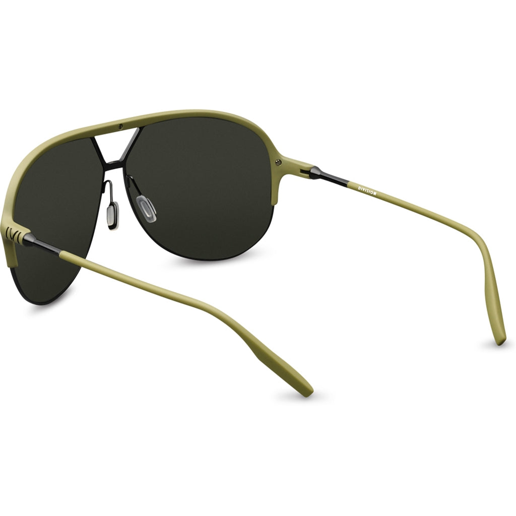 Division Matte Olive/Green Grey Aviator Sunglasses IVI Vision