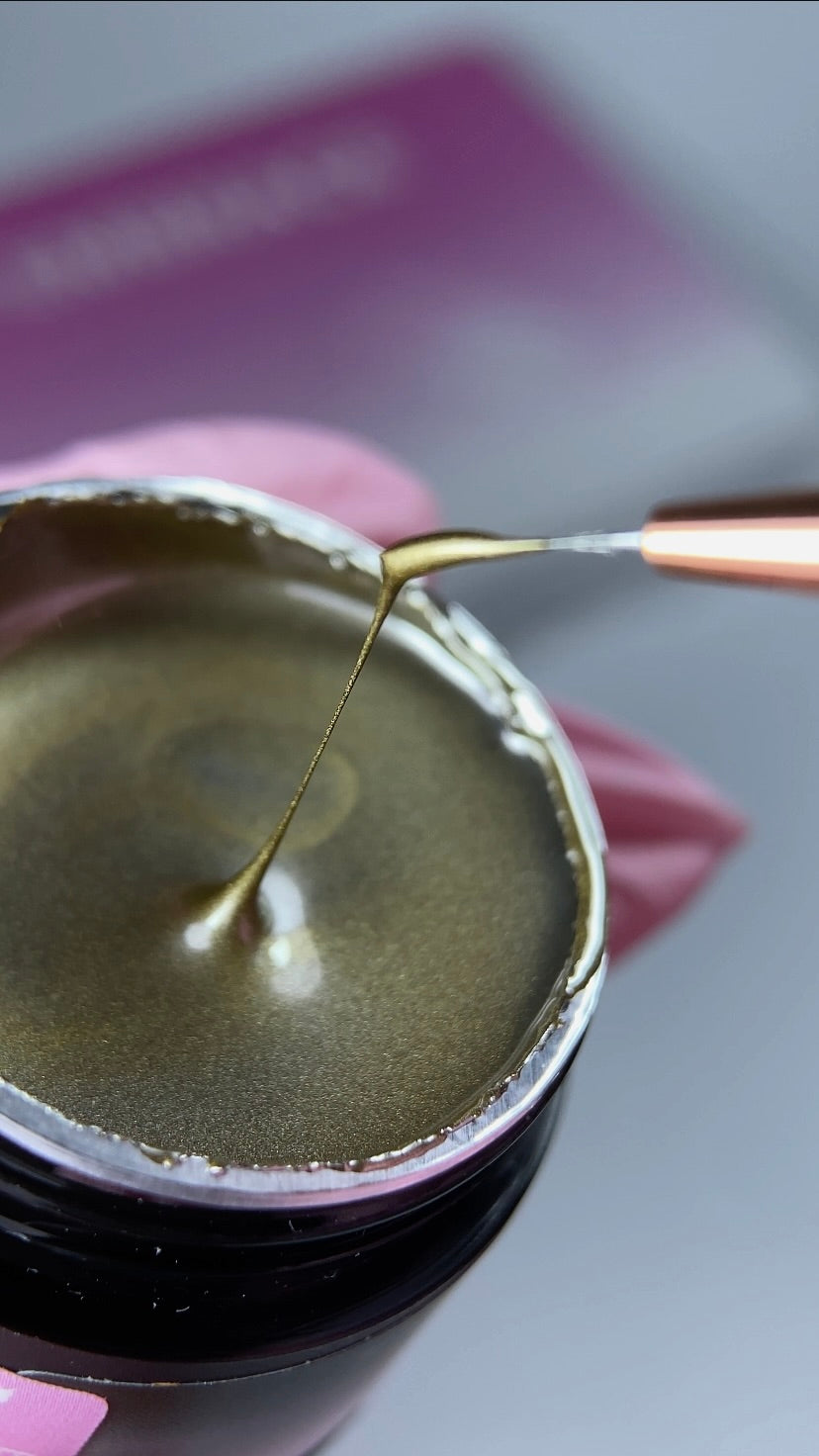 Professional Metallic Paint Gel Gold 5g ELITE EMBRACE
