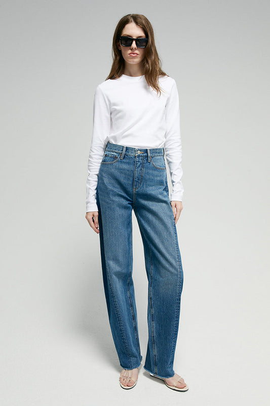 Luna Flow High-Rise Relaxed Wide Leg Jeans Hey Joanie