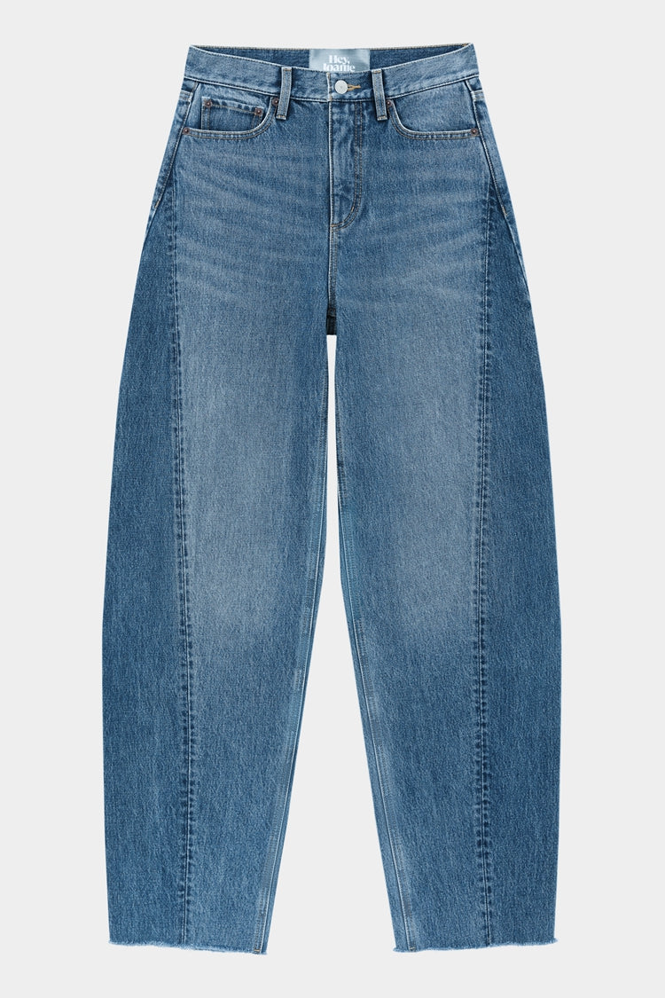 Lightweight High-rise Relaxed Wide Leg Jeans Luna Flow HJ033