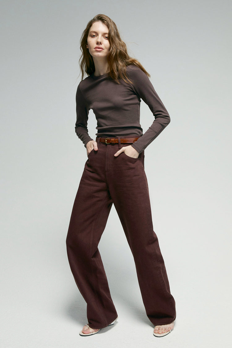 Slope Curve High-Rise Relaxed Wide Leg Jeans Hey Joanie