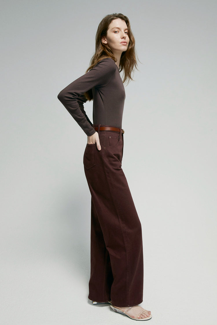 Slope Curve High-Rise Relaxed Wide Leg Jeans Hey Joanie