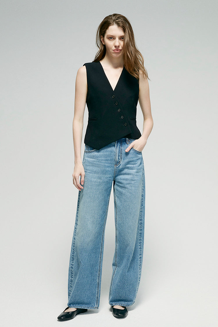 Slope Curve High-Rise Relaxed Wide Leg Jeans Hey Joanie