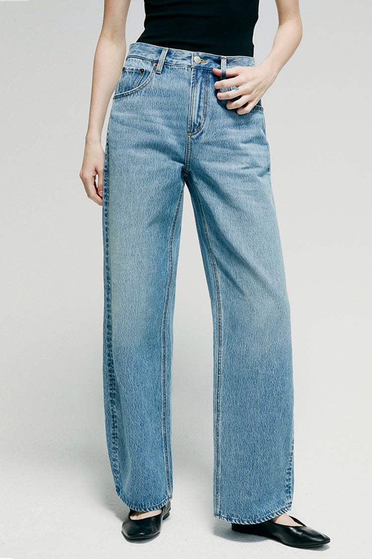 Slope Curve High-Rise Relaxed Wide Leg Jeans Hey Joanie