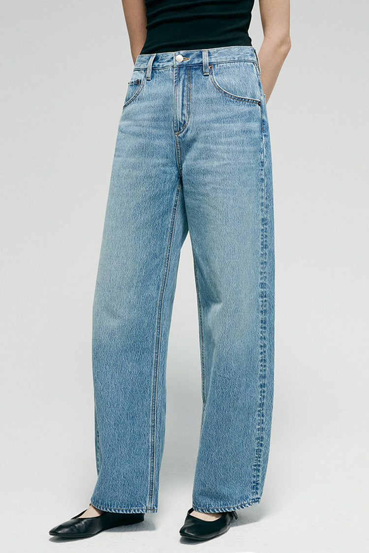 Slope Curve High-rise Relaxed Wide Leg Jeans Hey Joanie