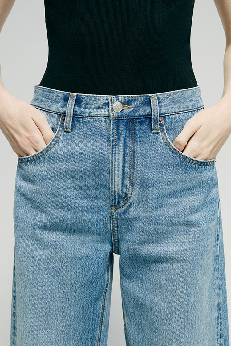 Slope Curve High-Rise Relaxed Wide Leg Jeans Hey Joanie