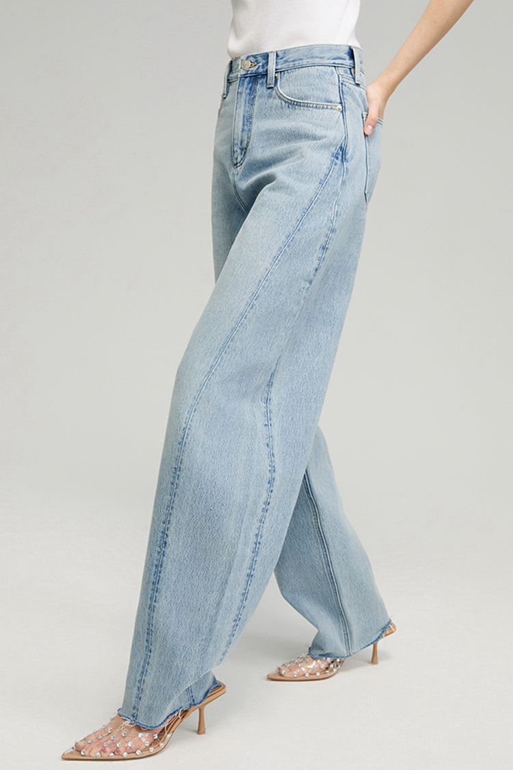 Luna Flow High-Rise Relaxed Wide Leg Jeans Hey Joanie