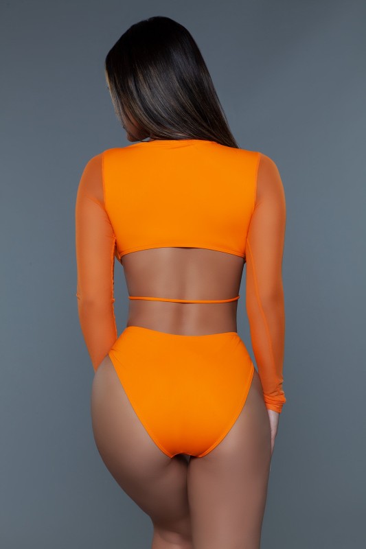 Daring Mesh Onepiece Monokini Swimwear Be Wicked