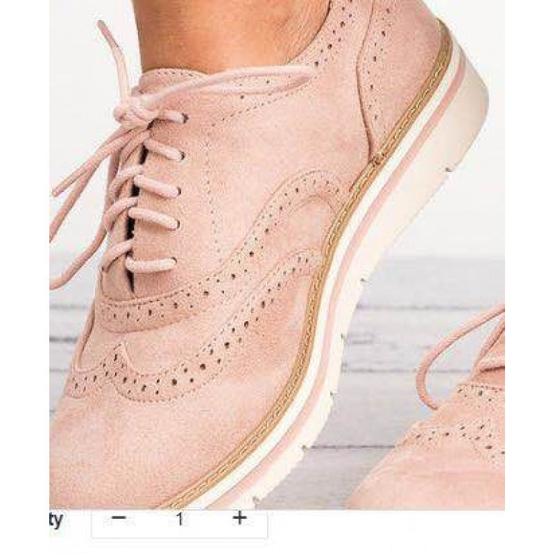 Women’s Retro British-Style Casual Shoes Chic Everyday Sneakers