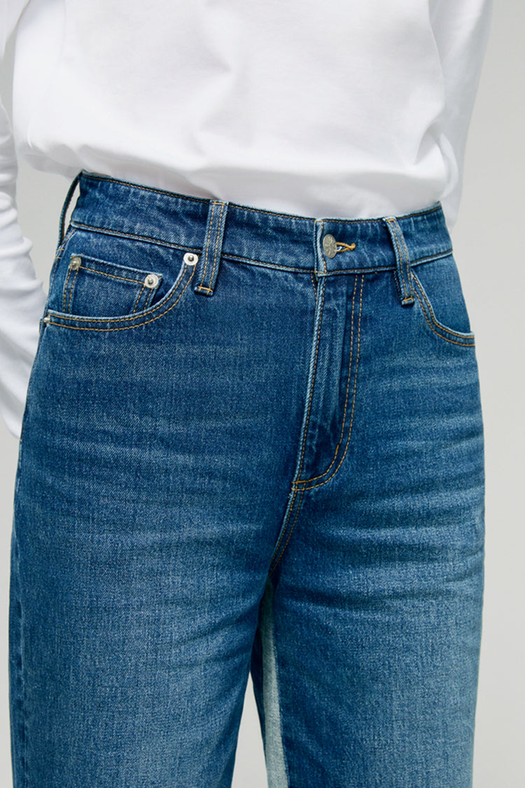 Shadow Split Wideleg High-Rise Jeans Hey Joanie