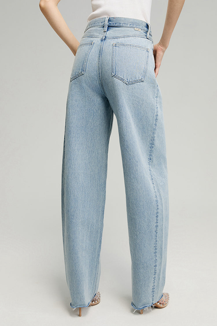 Luna Flow High-Rise Relaxed Wide Leg Jeans Hey Joanie