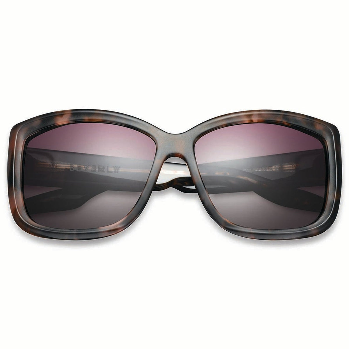 Matte Black Marble Stone Grey Lens Sunglasses Beverly