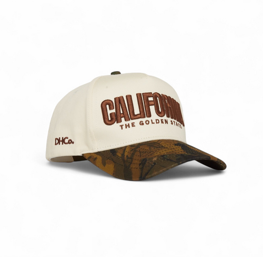 Camo California Snapback Trucker Hat Destination Hat Co.
