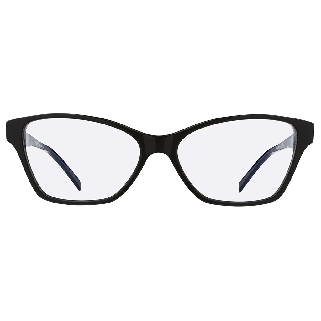 Polished Black Soft Boxy Optical Frames Cosmopolis IVI Vision