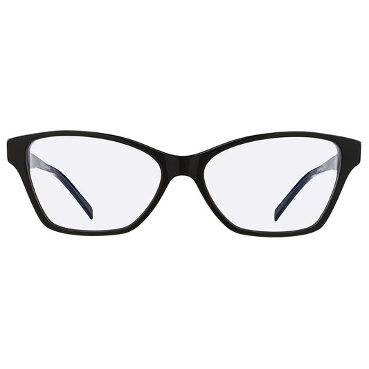 Polished Black Soft Boxy Optical Frames Cosmopolis IVI Vision