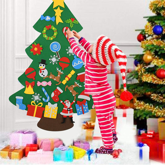 Felt Christmas Tree Ornaments DIY For Kids