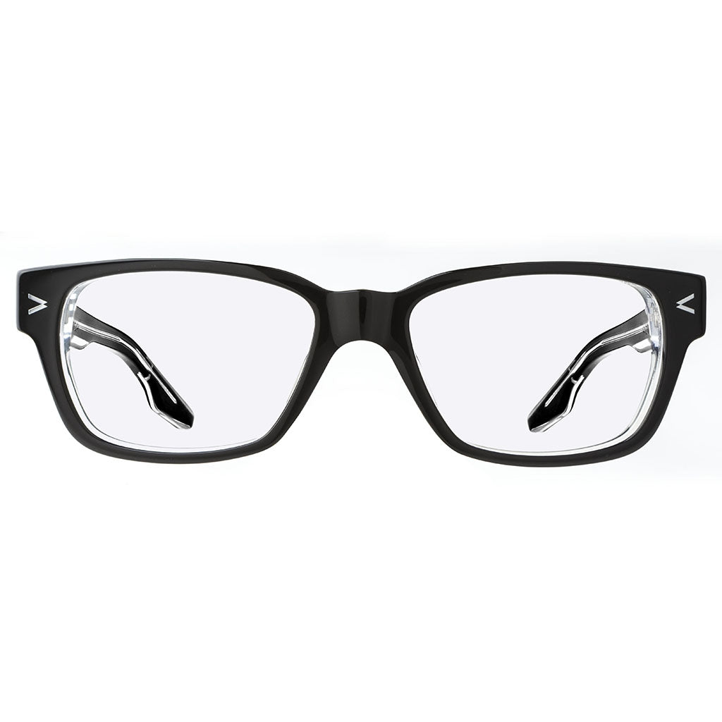 Polished Black Director Glasses Frame IVI Vision
