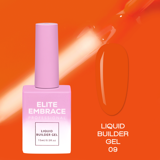 Liquid Builder Gel Hard Nail Strengthener 09 15ml ELITE EMBRACE