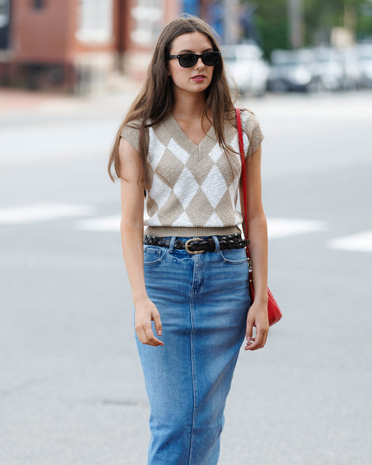 Vermont Vest 100% Cotton Sweater Vest Downeast