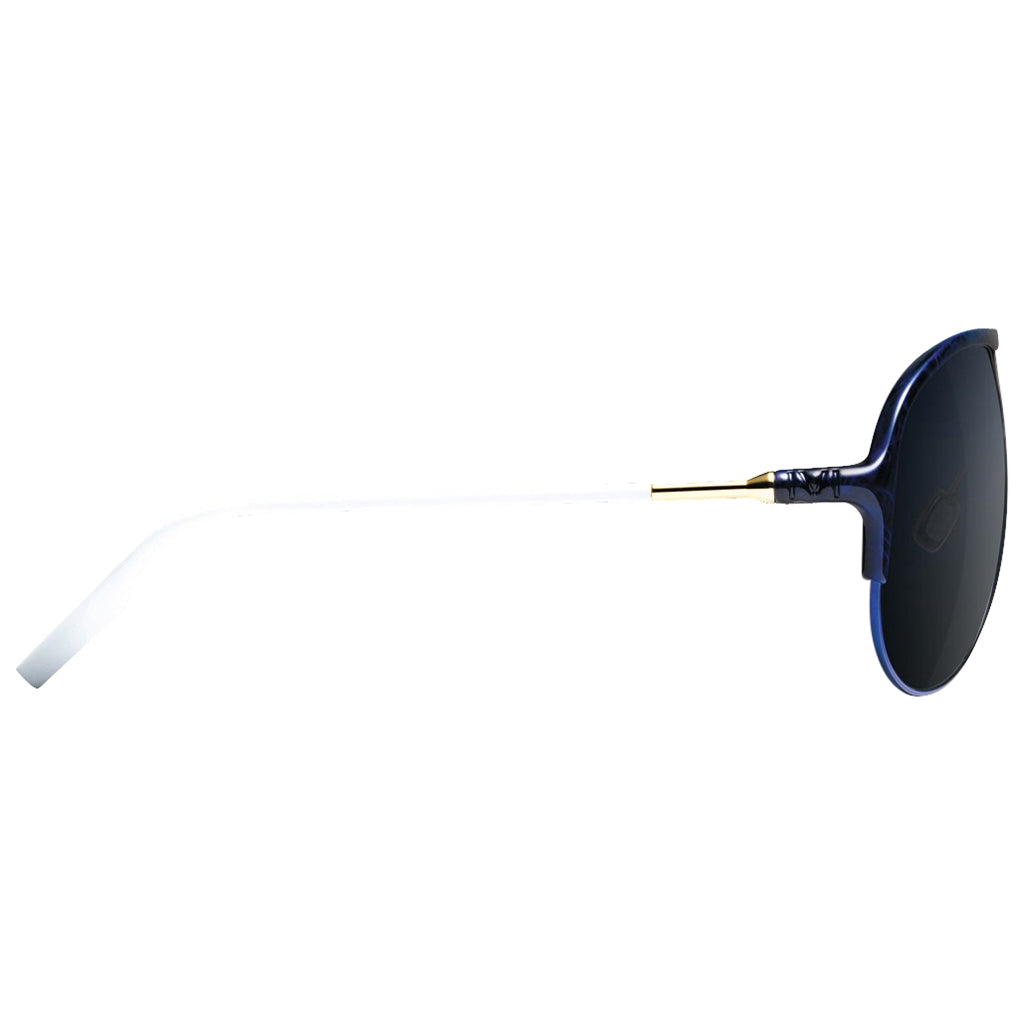 Division Signature Series Blue Black Marble Aviator Sunglasses
